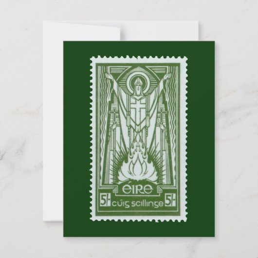 St. Patrick Irish Postage Stamp (Voorkant)