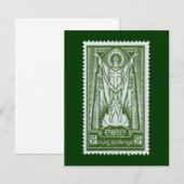 St. Patrick Irish Postage Stamp (Voorkant / Achterkant)