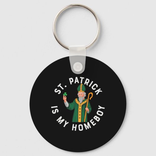 St. Patrick is mijn Homeboy Fun St Patty Day Park Sleutelhanger (Voorkant)