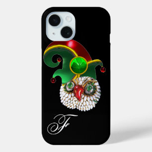 ST PATRICK JEWEL OWL EN ELF PET MET SHAMROCK iPhone 15 CASE
