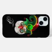 ST PATRICK JEWEL OWL EN ELF PET MET SHAMROCK Case-Mate iPhone CASE (Achterkant (horizontaal))