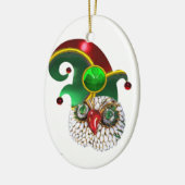 ST PATRICK JEWEL OWL EN ELF PET MET SHAMROCK KERAMISCH ORNAMENT (Links)