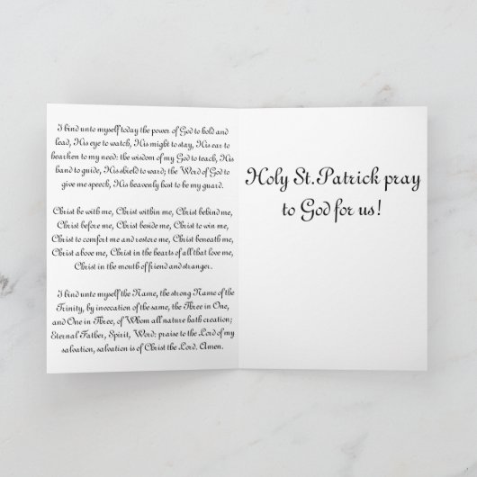 St. Patrick Kaart (Binnen)