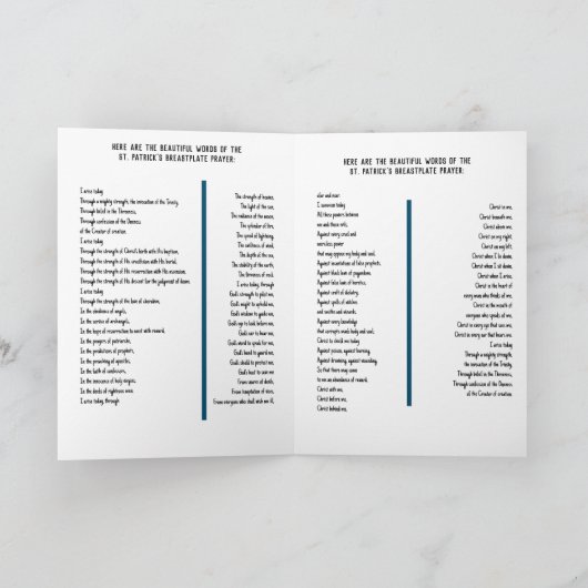 St. Patrick Kaart (Binnen)