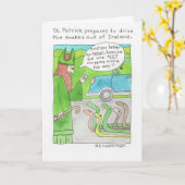 St. Patrick Kaart (Gele Bloem)