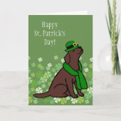 St. Patrick Kaart van Labrador van de Chocolade (Voorkant)