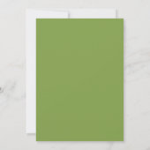 St. Patrick Kabouter 1e Verjaardag Groene Klaver Kaart (Achterkant)