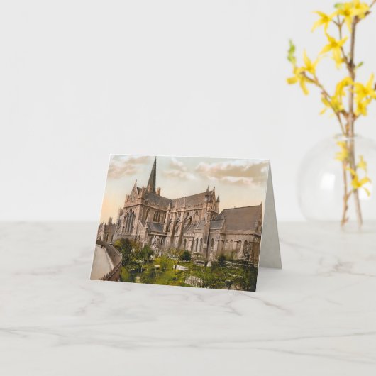 St Patrick Kathedraal Dublin Ierland Kaart (Gele Bloem)
