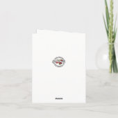 St. Patrick katholieke Ierse sympathie begrafenis Bedankkaart (Achterkant)