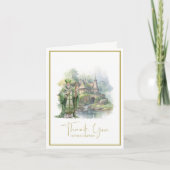 St. Patrick katholieke Ierse sympathie begrafenis Bedankkaart (Voorkant)