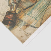 St. Patrick Koffie Mocha Magic Ierse Charms Tissuepapier (Detail)