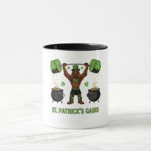 St. Patrick krijgt grappige halters Ierse nederzet Mok