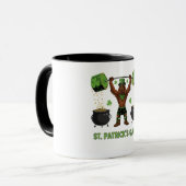 St. Patrick krijgt grappige halters Ierse nederzet Mok (Voorkant links)