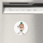 St Patrick Leprechaun (en Shamrock) Koelkast magne Magneet (Insitu (Vaatwasser))