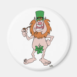 St Patrick Leprechaun (en Shamrock) Koelkast magne Magneet