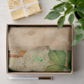 St. Patrick Leprechaun's Ephemeral Espresso Tissuepapier (Geschenk)