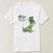 St Patrick Lizard voor de Shenanigans T-shirt (Design voorkant)