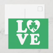 St Patrick Love Briefkaart (Voorkant / Achterkant)