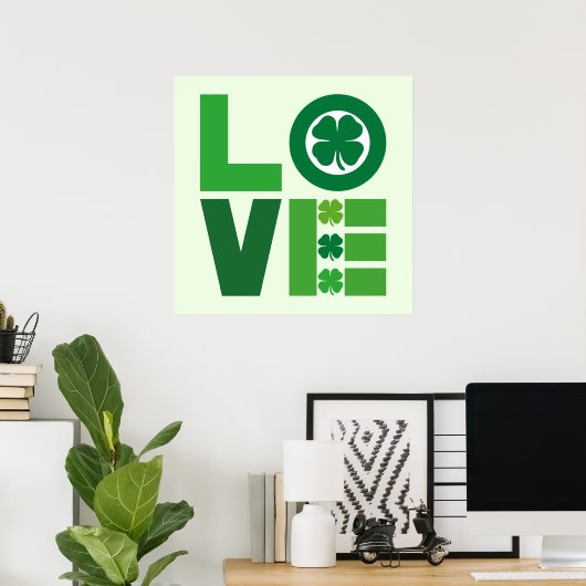 St. Patrick Love Poster (Thuiskantoor)