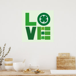 St. Patrick Love Poster