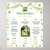 St. Patrick Lucky Een Verjaardag Milestone Poster (Voorkant)