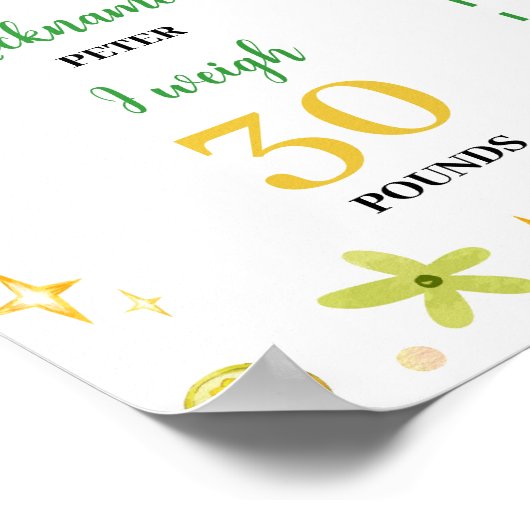 St. Patrick Lucky Een Verjaardag Milestone Poster (Hoek)