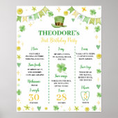 St. Patrick Lucky Een Verjaardag Milestone Poster (Voorkant)