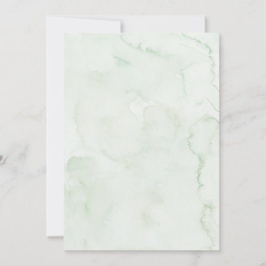 St Patrick Lucky One First Birthday Invitation Kaart (Achterkant)