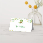 St. Patrick Lucky One Place Card Verjaardagsfeest Plaatskaartje (Achterkant)