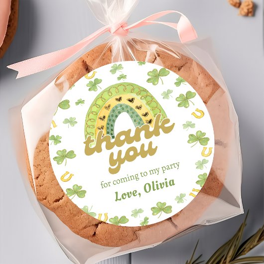 St. Patrick Lucky One Verjaardagssticker Ronde Sticker