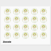 St. Patrick Lucky One Verjaardagssticker Ronde Sticker (Vel)