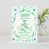 ST Patrick Lucky vrijgezellenfeest Kaart (Staand voorkant)