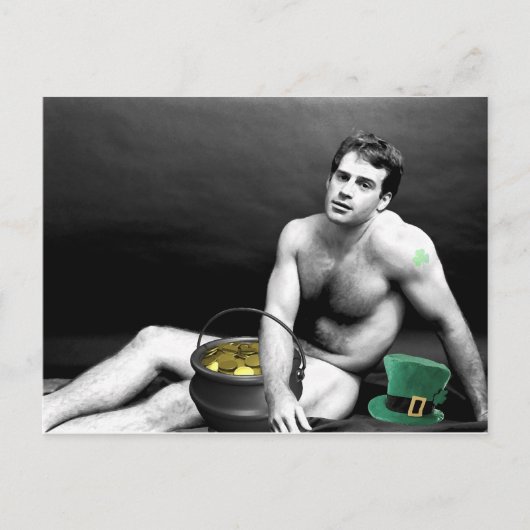 St. Patrick Man Briefkaart (Voorkant)