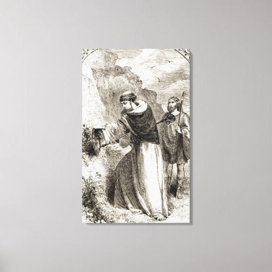 St. Patrick markeert het schild van Connal met het Canvas Afdruk (Voorkant)