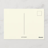  St Patrick met een staf Briefkaart (Achterkant)