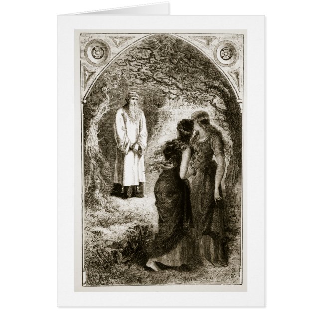 St. Patrick met maagden in het bos van Fochlut, (Voorkant)