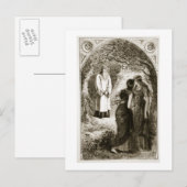 St. Patrick met maagden in het bos van Fochlut, Briefkaart (Voorkant / Achterkant)