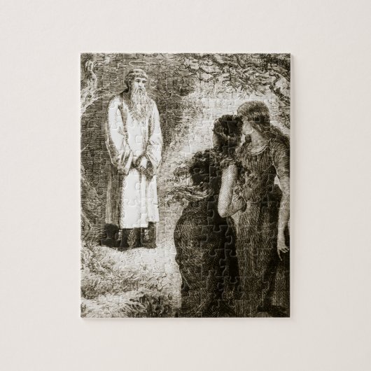 St. Patrick met maagden in het bos van Fochlut, Legpuzzel (Verticaal)