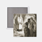 St. Patrick met maagden in het bos van Fochlut, Magneet (Voorkant / Achterkant)