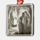 St. Patrick met maagden in het bos van Fochlut, Metalen Ornament (Links)