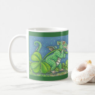 ST. PATRICK-MOK OP DAG IRISH DRAGON AANPASSEN KOFFIEMOK