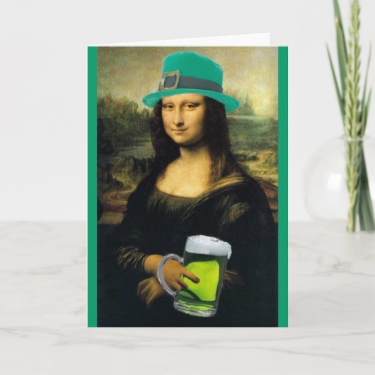 St Patrick Mona Lisa Kaart (Voorkant)