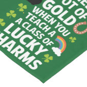 St. Patrick Onderwijzer Lucky Charm Clover Iers  Korte Tafelloper (Hoek)