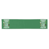 St. Patrick Onderwijzer Lucky Charm Clover Iers  Korte Tafelloper (Horizontaal)