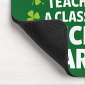 St. Patrick Onderwijzer Lucky Charm Clover Iers Muismat (Hoek)