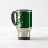 St. Patrick Onderwijzer Lucky Charm Clover Iers Reisbeker (Voorkant links)