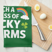 St. Patrick Onderwijzer Lucky Charm Clover Iers Theedoek (Quarter Fold)