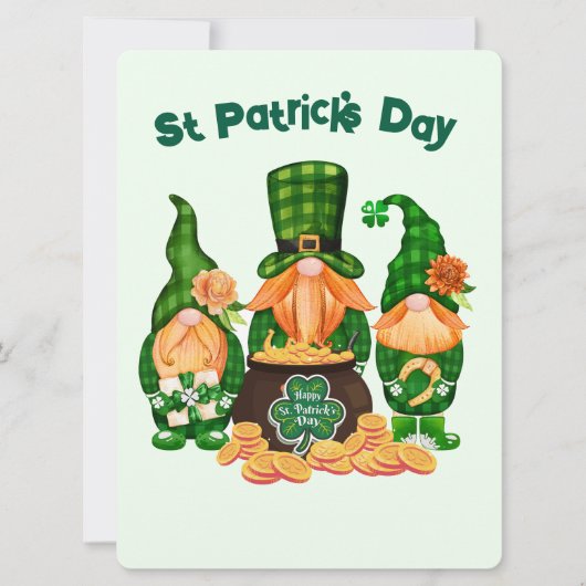 ST PATRICK ONTWERP FEESTDAGENKAART (Voorkant)