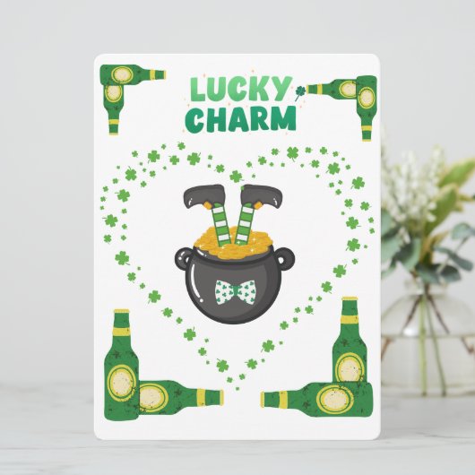 ST PATRICK ONTWERP  FEESTDAGENKAART (Staand voorkant)