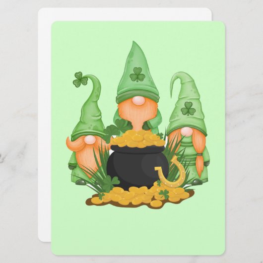 ST PATRICK ONTWERP FEESTDAGENKAART (Voorkant / Achterkant)